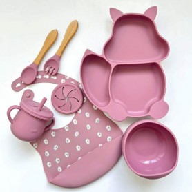 Набір з силікону Белка img_e0546 Y19 темно-рожевий дитячий Newsun new (1246151)