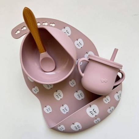 Силіконова посуда img_e0575 Y26 рожевий для дитини Newsun new (1246268)
