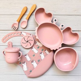 Посуда для прикорма Y26 img_e2275 з тарілкою у формі крабика Newsun new (1246180)