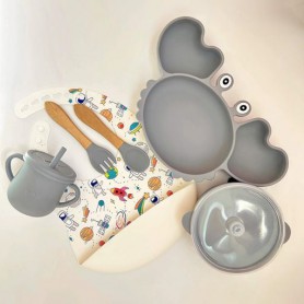 Дитяча посуда KRPR img_e4752 краб принт дерево Y18 Newsun new (1246286)