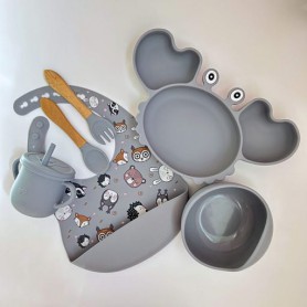 Дитяча посуда KRPR img_e4736 краб принт дерево Y18 Newsun new (1246136)