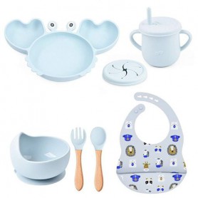 Набір посуду краб KRP Y5 принт дерево (для дитини) Newsun new (1246065)