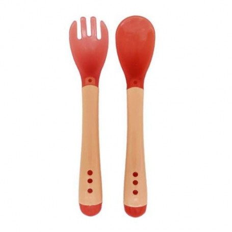 Детский набор Ложка+вилка Хамелеон MGZ-0104(Orange) оранжевый Megazayka (1252267)