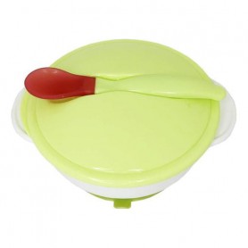 Тарелка на присоске с термоложкой и крышкой MGZ-0101(Green) 250 мл Megazayka (1252410)