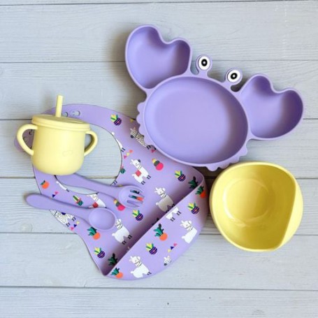 Набір дитячого посуду img_e9299 Y2 Y11 тарілка-краб Newsun new (1246426)