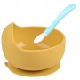 Набір силіконового посуду 2Life 2 предмети Жовтий/Блакитний (vol-10506) (1251253)
