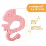 Игрушка-прорезыватель для зубов Chicco Silicone Super Soft Игуана, силиконовая, от 2 месяцев, розовая (28110.10)