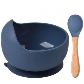 Набір силіконового посуду 2Life Y10 2 предмети Синій (v-11575) (1251334)