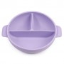 Глибока трисекційна силіконова тарілка 2Life Y2 560 мл Фіолетовий (v-11069) (1250885)