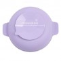 Глибока трисекційна силіконова тарілка 2Life Y2 560 мл Фіолетовий (v-11069) (1250885)