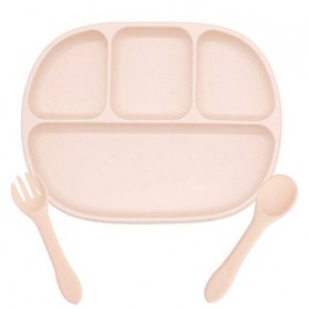 Набір силіконового посуду 2Life 3 предмети Бежевий (vol-10678) (1251257)