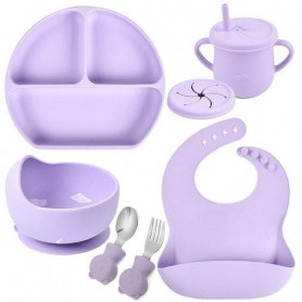 Набір посуду 2Life Y2 6 предметів Фіолетовий (v-11158) (1250938)