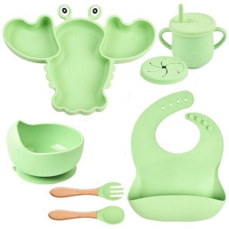 Набір посуду 2Life Y3 6 предметів Зелений (v-11185) (1251426)