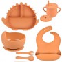 Набір силіконового посуду 2Life Y25 6 предметів Помаранчевий (v-11223) (1251152)