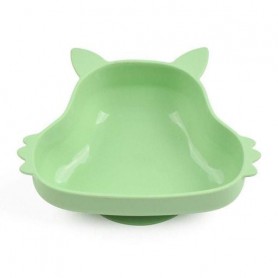 Силіконова глибока тарілка 2Life Білка Y3 350 мл Зелений (v-11107) (1250995)