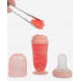 Силіконова пляшка ложка ніблер 2Life Y4 50 мл Рожевий (v-12708) (1248505)
