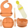 Набір посуду 2Life Y25 7 шт Помаранчевий (vol-9910) (1252336)