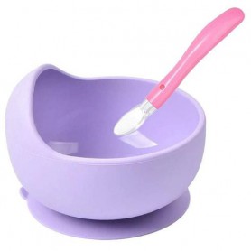 Набір силіконового посуду 2Life 2 предмети Фіолетовий (vol-10711) (1250787)