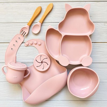 Дитячий силіконовий посуд mg_e2237 Y26 Белка дерево STSQ Newsun new (1246072)