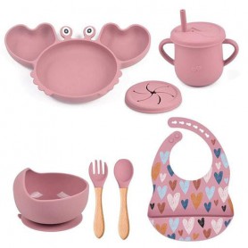 Набір посуду краб KRP Y19 принт дерево (для дитини) Newsun new (1246067)