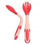 Набір 2 в 1 ложка/вилка змінює форму VOLRO Червона (vol-1365) (1248320)