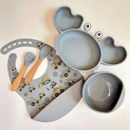 Дитяча посуда KRPR img_e4764 краб принт дерево Y18 Newsun new (1246208)