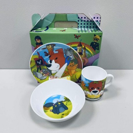 Набор детской посуды из стеклокерамики 3 предмета Пес Патрон 3535-7 (1251565)