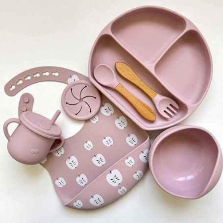 Силиконовий набір img_e0565 Y26 рожевий для годування дитини Newsun new (1246152)