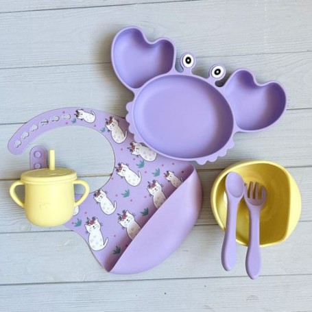 Набір дитячого посуду img_e9303 Y2 Y11 тарілка-краб Newsun new (1246241)