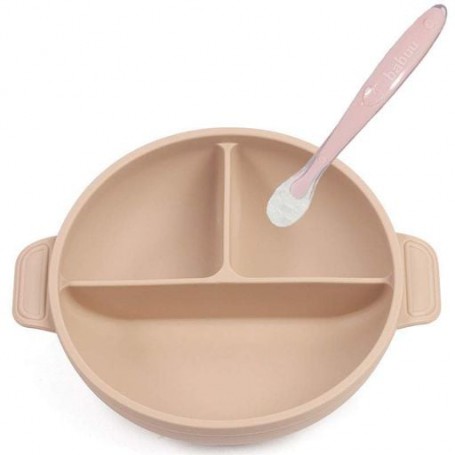 Тарілка 2Life Y24 та ложка Бежева (v-11846) (1248057)