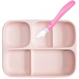 Набір силіконового посуду 2Life 2 предмети Рожевий (vol-10726) (1250828)
