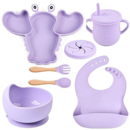 Набір посуду 2Life Y2 6 предметів Фіолетовий (v-11194) (1250974)