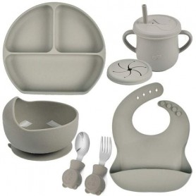 Набір посуду 2Life Y22 6 предметів Сірий (v-11178) (1250961)