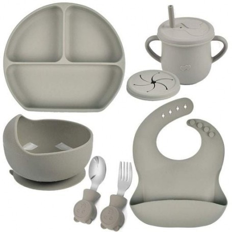 Набір посуду 2Life Y22 6 предметів Сірий (v-11178) (1250961)