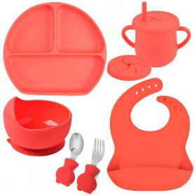 Набір посуду 2Life Y6 6 предметів Червоний (v-11162) (1250942)