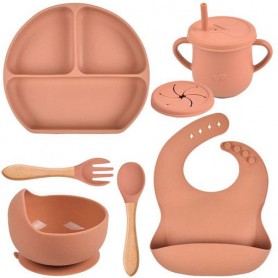 Набір посуду 2Life Y27 6 предметів Коричневий (v-11155) (1250934)