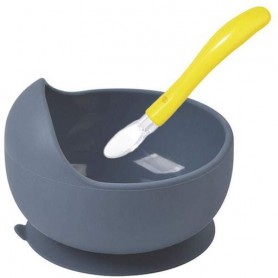 Набір силіконового посуду 2Life Y18 350 мл 2 предмети Сірий (vol-10712) (1251014)