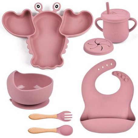 Набір посуду 2Life Y19 6 предметів Рожевий (v-11191) (1250970)