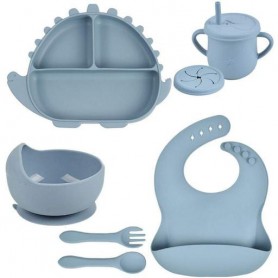 Набір силіконового посуду 2Life Y21 6 предметів Оливковий (v-11221) (1251150)