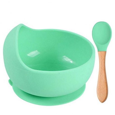 Набір силіконового посуду 2Life Y13 2 предмети Зелений (v-11578) (1251338)