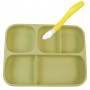 Набір силіконового посуду 2Life 2 предмети Зелений (vol-10722) (1250821)