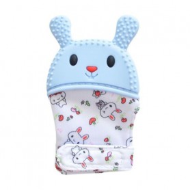 Прорезыватель для зубов на руку Lindo силиконовый, голубой, от 3 месяцев (Li 191)