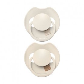 Пустышка LOVI Prime силиконовая, динамическая, Coconut/Ivory, от 6 до 18 месяцев, 2 шт (34/402)