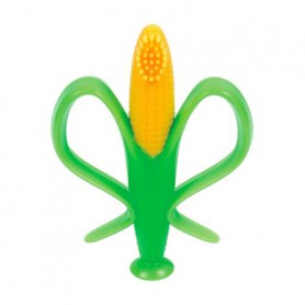 Силиконовый прорезыватель-щетка для зубов Lindo DK02 Кукуруза, от 3 месяцев