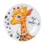 Детский набор посуды Limited Edition Pretty Giraffe (чашка, 230 мл + тарелка обеденная, 18 см + тарелка суповая, 15 см) (YF6025)
