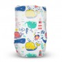 Подгузники Offspring Willy the Whale, размер NB (до 4 кг), 56 шт