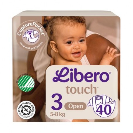 Подгузники Libero Touch размер 3 (5-8 кг), 40 шт