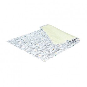 Многоразовая непромокаемая пеленка Еко Пупс Eco Cotton бегемотики-птички, 50*70 см