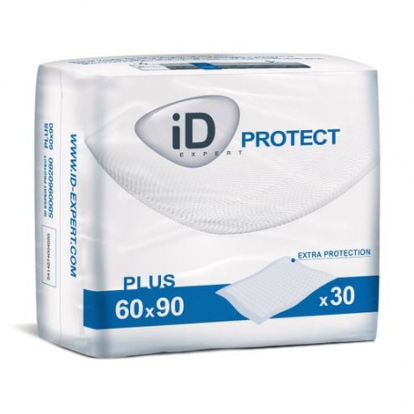 Детские пеленки гигиенические одноразовые ID Protect Plus, 60*90 см, 30 шт