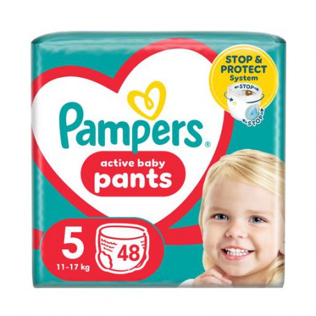Подгузники-трусики Pampers Active Baby Pants размер 5 (11-17 кг), 48 шт